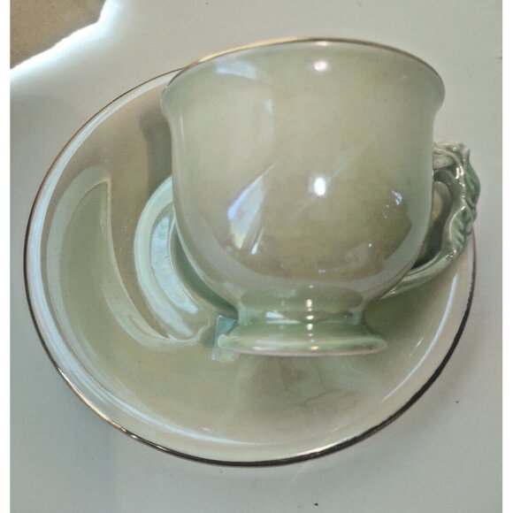 Vintage Royal Winton Grimwades Bone China Tea Cup & Saucer Set Floral HANDLE - Picture 8 of 14